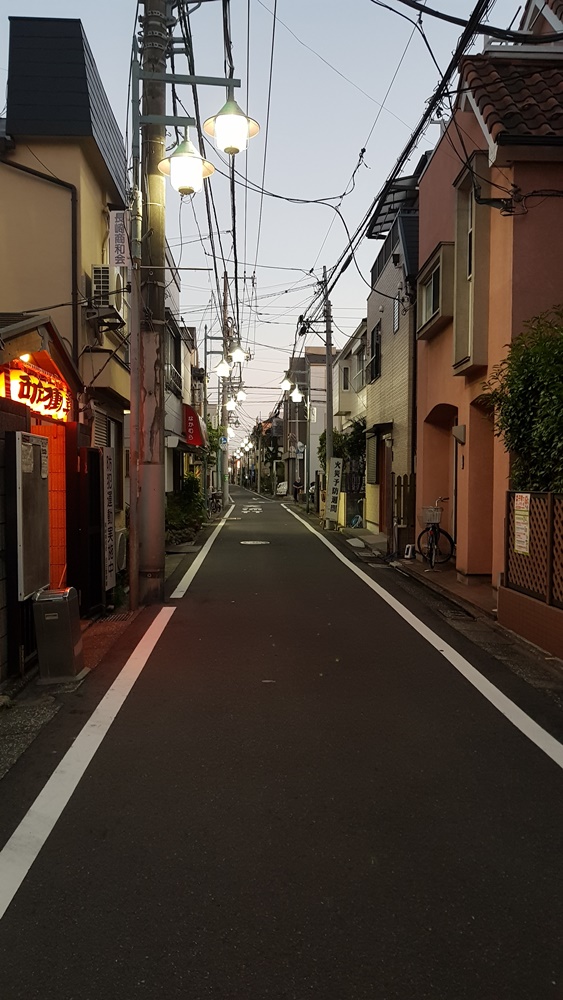 La rue de notre ryokan du 1er au 4 août