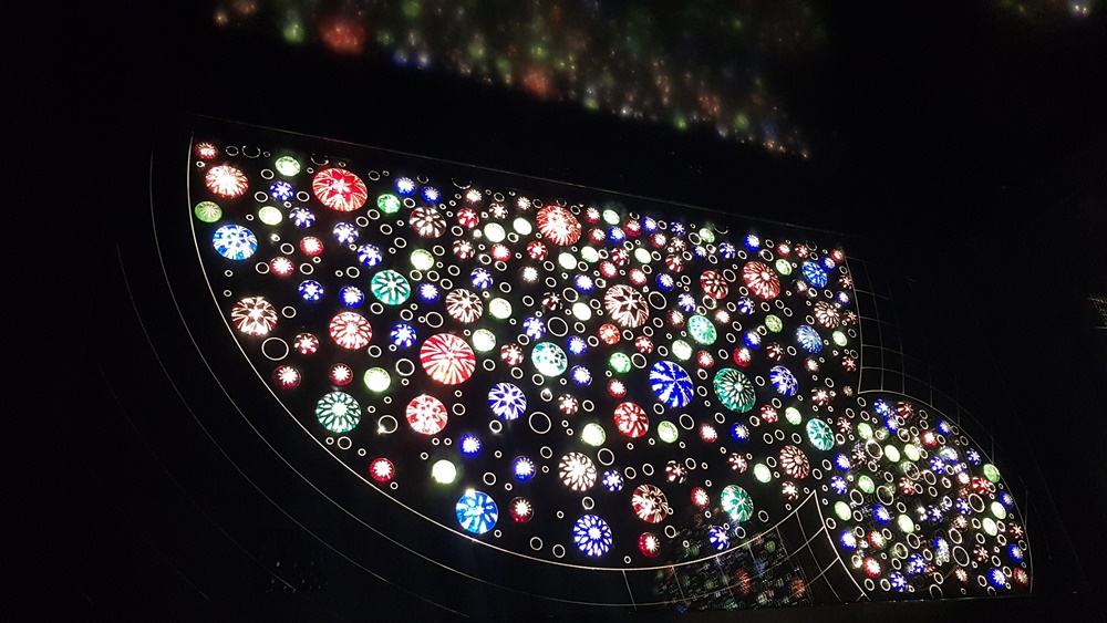 Déco dans l'ascenseur Skytree