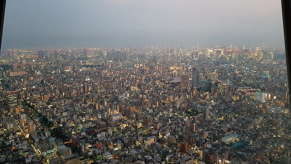Vue de Tokyo depuis la Skytree