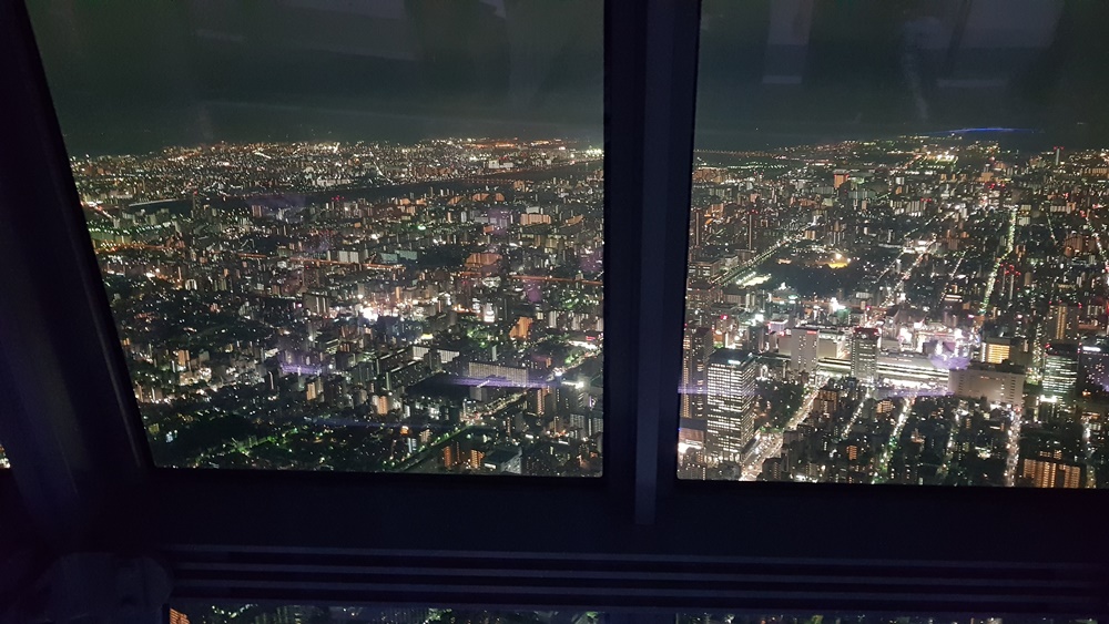 Vue de Tokyo depuis la Skytree